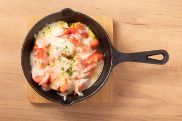 焼きチーズトマト