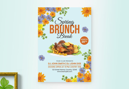 Spring Brunch Flyer