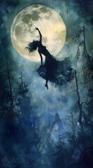 Ephemeral Shadows Dancing in the Moonlit Realms