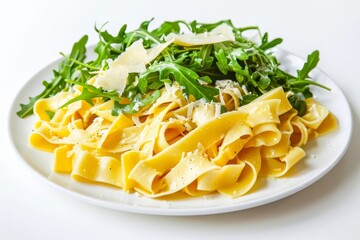Delectable Buttered Noodles with Arugula, Lemon, and Nutty Asiago