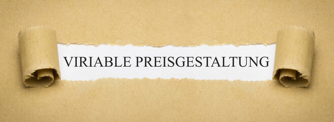 variable Preisgestaltung