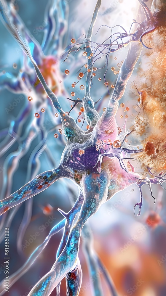 Poster insulins impact on brain synapses a visual explanation of plasticity and network activity