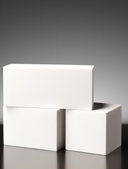empty white box