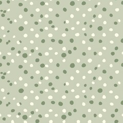Abstract Olive Green Dotted Pattern Background for Design