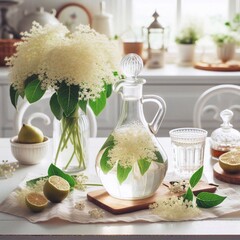 Holunderblütensirup