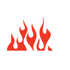 Classic silhouette flame