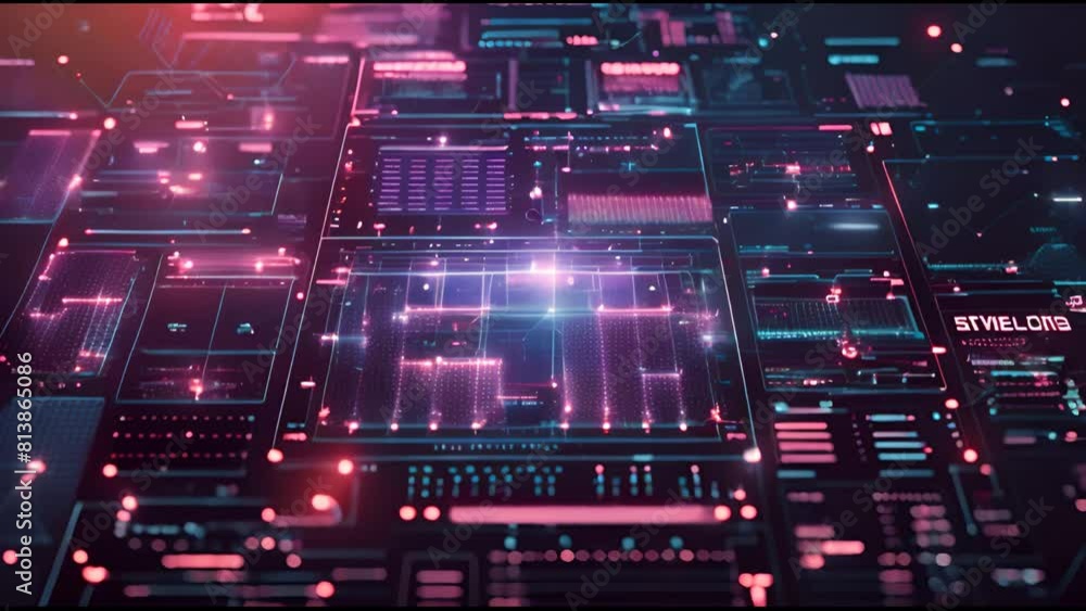 Poster An urban navigation user interface with HUD and infographic elements. Virtual technology background. Head-up display template for business, games, motion design, web and app development. Human