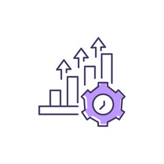 Enhanced Productivity Vector Icon Design