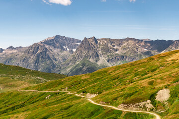 The Mont Buet from the climb towards the Col de Balme
