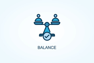 Balance vector  or logo sign symbol illustration