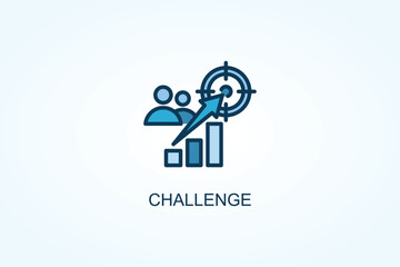 Challenge vector  or logo sign symbol illustration