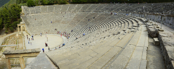 The ancient theater of Epidaurus (or 