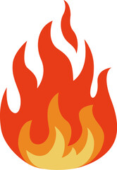 illustration of a fire