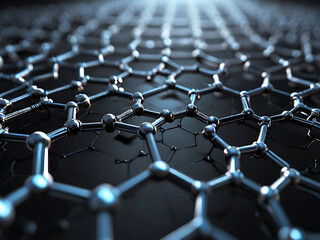 Obraz premium Application of graphene for binary number display. Generative AI