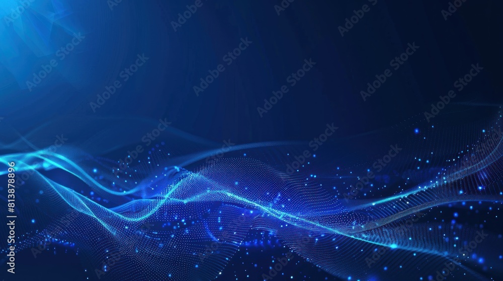 Poster abstract big data visualization. futuristic space. technology background design