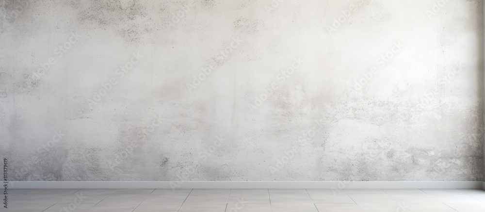 Poster a white colored cement texture serves as the background for both floors and walls providing a versat