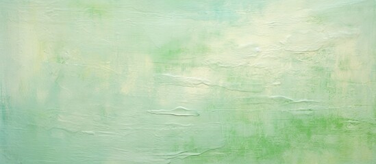 A subtle pale green background or texture resembling a painted surface with ample empty space for additional images