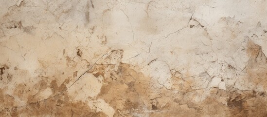 A textured surface either cement or stone featuring scratches cracks and stains making it suitable as a background Ample space is available for adding text