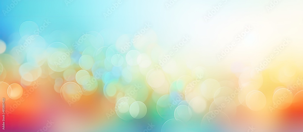 Aufkleber blurred colorful background with ample copy space image