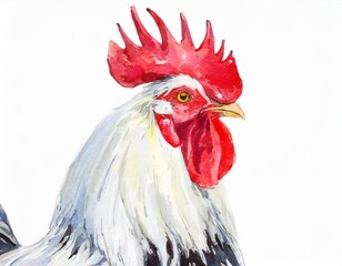 Głowa koguta ilustracja