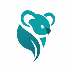 Fototapeta premium Illustration of a minimalist animal logo-vector art