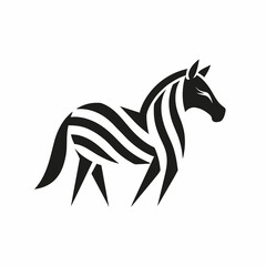 Zebra Logo Icon Vector Art