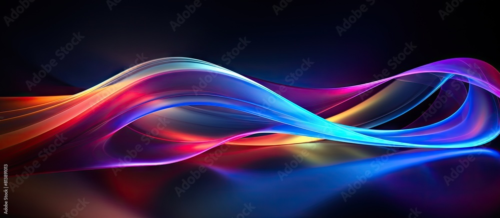 Aufkleber colorful light painting creates an abstract background with a captivating visual appeal ideal for a 