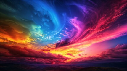 Obraz premium sunset in the clouds