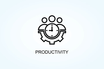 Productivity Vector  Or Logo Sign Symbol Illustration