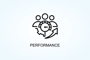 Performance Vector  Or Logo Sign Symbol Illustration