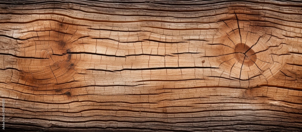 Poster a rustic wooden log background ideal for creating montages that feature products with ample copy spa