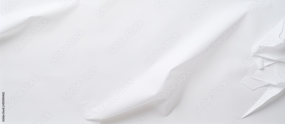 Poster a seamless background that resembles a clean white paper ideal for using as a copy space image