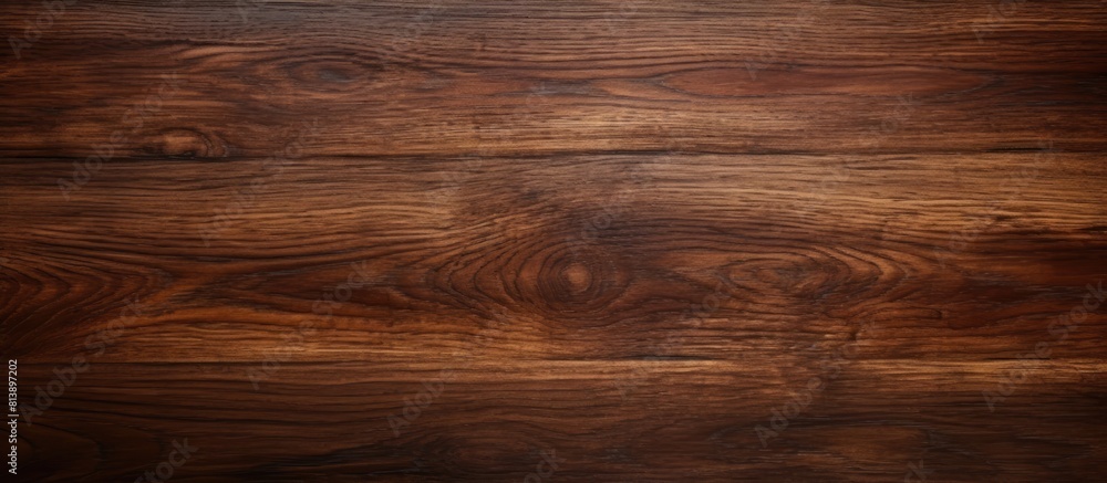 Poster a textured image of dark brown wood with a brown background providing space for copy. copy space ima
