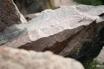 rocks in the mountains