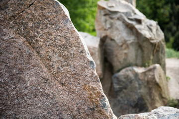 rocks in the mountains