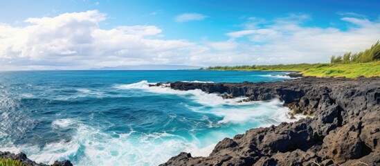 Big Island in Hawaii is home to Kaloko Honokohau National Historical Park where you can find captivating copy space images