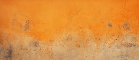 Abstract orange concrete or plastered wall texture perfect as a background for design with ample copy space for text