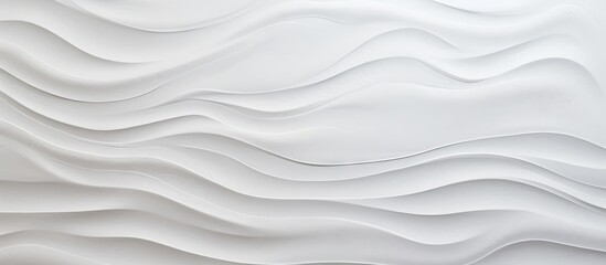 The copy space image showcases a white plaster background that features a beautifully subtle and structured harmonic pattern