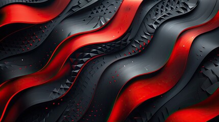 abstract 3d red wave, wavy line backgrounds