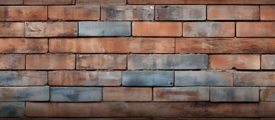copy space image of a solid brick wall
