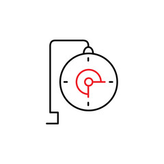 Real time Adjustment Vector Illustration Icon Design