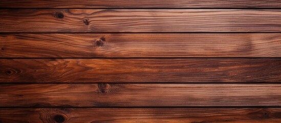 Naklejka premium The wooden plank board creates a textured surface that serves as a background for images with copy space