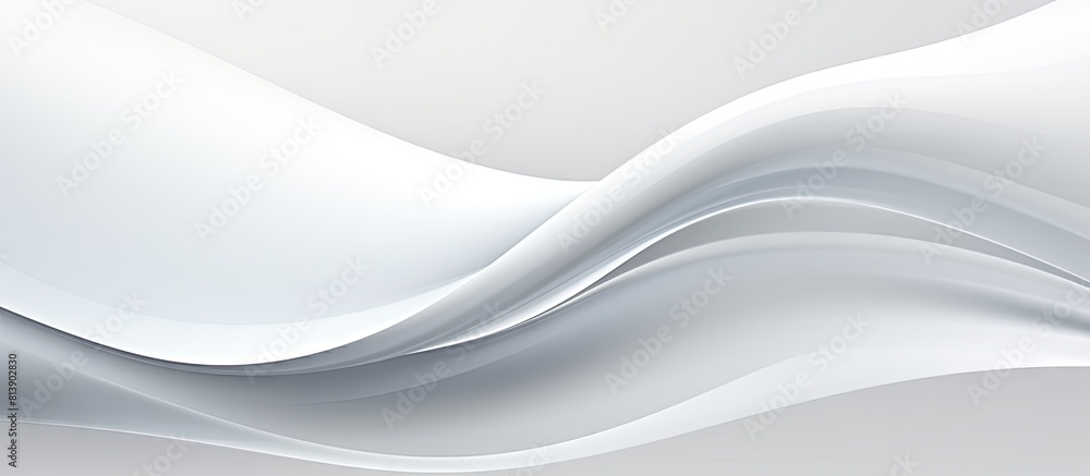 Poster curved white abstract background with copy space image