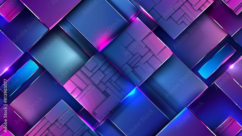 Poster an abstract modern squares background is ready for your text.