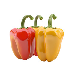 bell peppers Isolated on transparent background