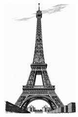 Fototapeta premium eiffel tower city