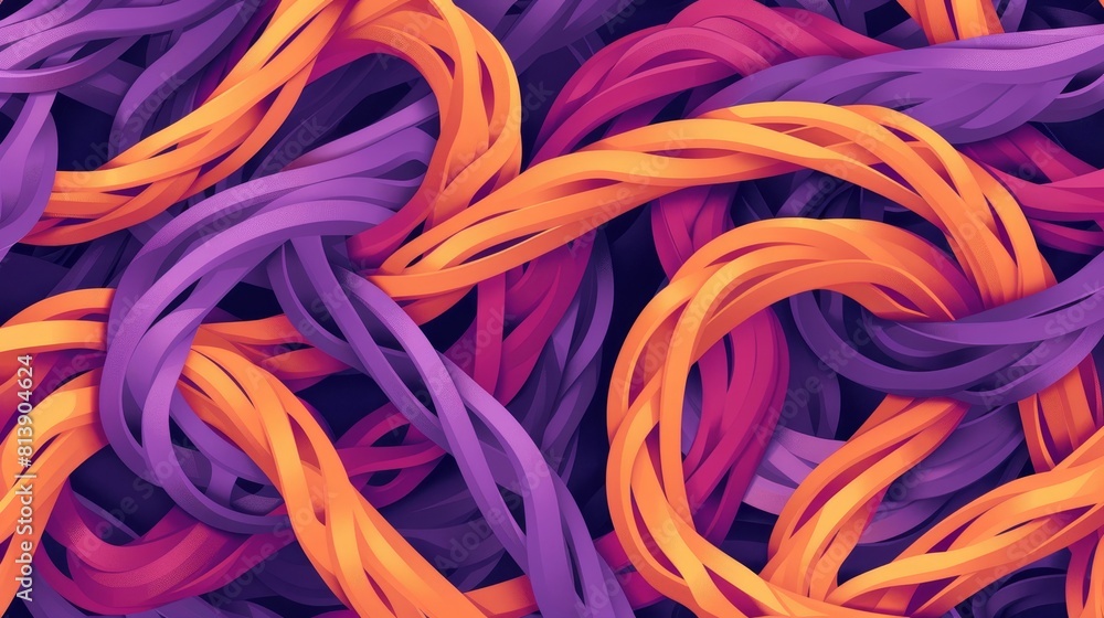 Poster it can be used as a packaging pattern because it has a tangled line pattern.