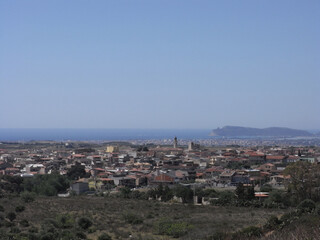 Fototapeta na wymiar Panorama Cagliari