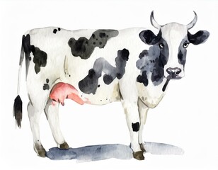 Krowa w łatki ilustracja