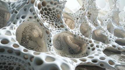 Data sculptures rise crafted by digital artisans background